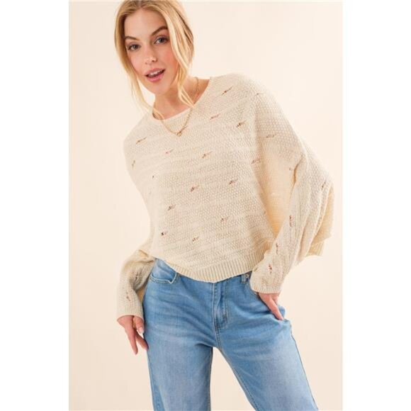 And The Why Sweaters - And The Why Dolman Sleeves Sweater